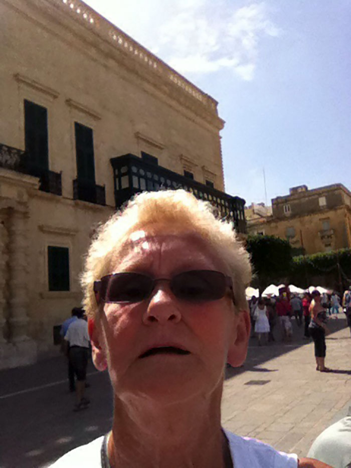Asked A Lady To Take A Picture Of Me And My GF On Holiday... It Was Only After I Checked The Picture...