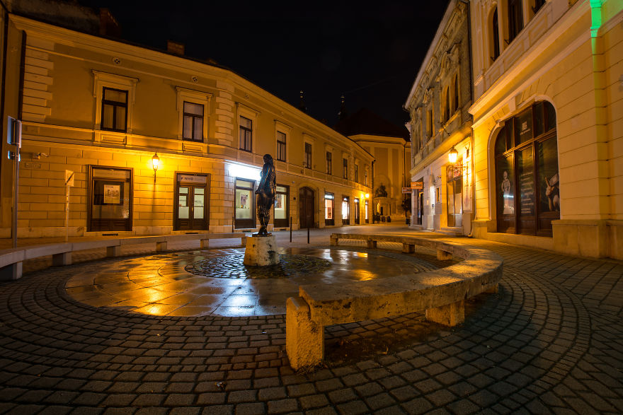I Photographed My Hungarian Hometown At Night
