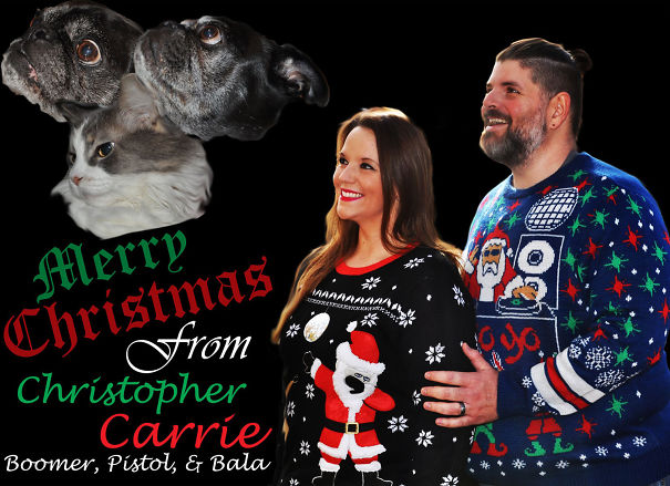 I Somehow Convinced My Wife To Use This As Our Christmas Card This Year