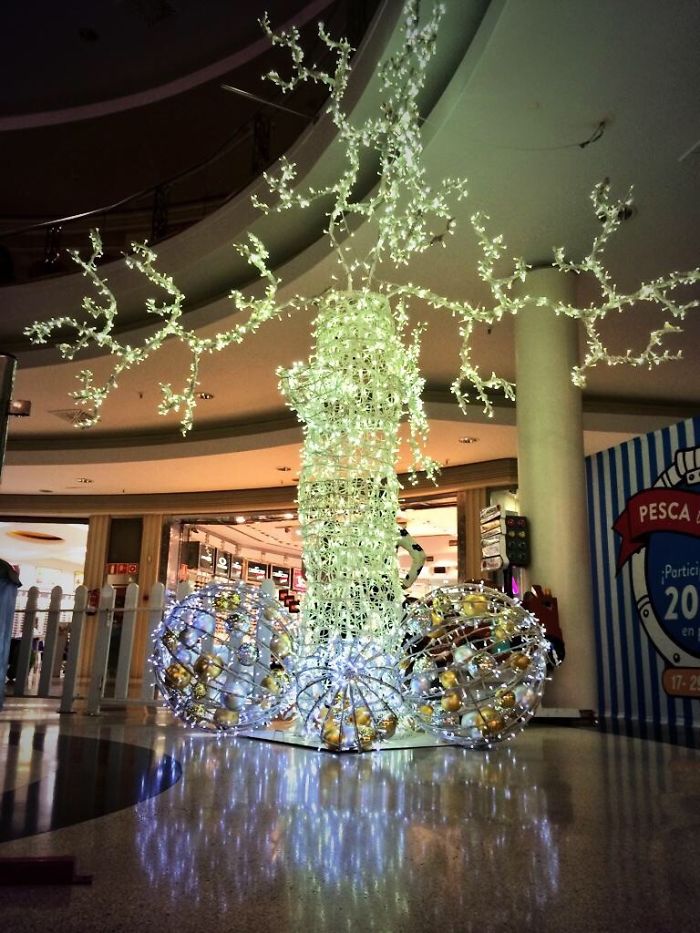 Christmas Tree In The Mall