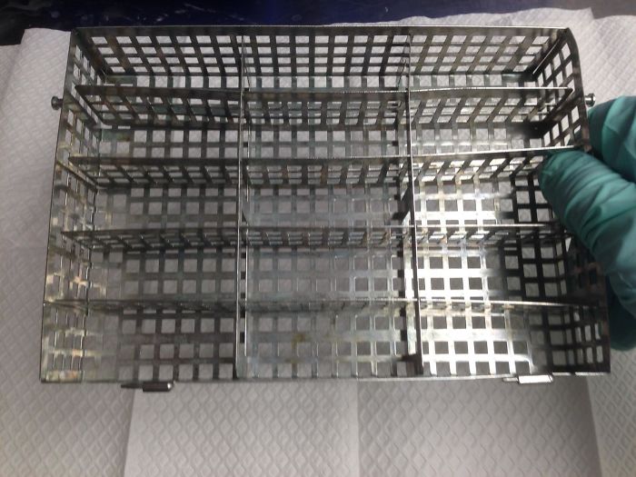 I Work In A Hospital. We Use These Simple Metal Baskets To Process Tissue Specimens. Our Hospital-Mandated Supplier Charges Us $700 Apiece For These. Seven. Hundred. Dollars. This Is Why Healthcare Costs Are So F*cked Up