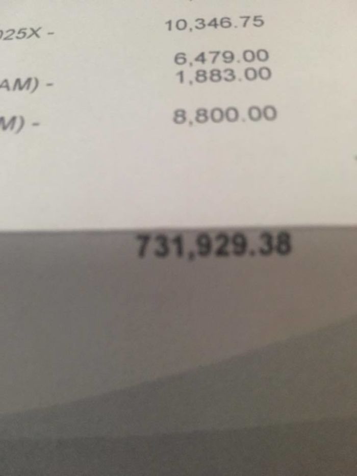 My Buddies Medical Bill For A Month-Long Stay In The Hospital After Being Hit By A Driver High On Heroin