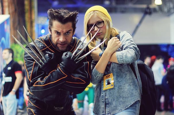 Wolverine At Comic Con Russia. Yes This Is A Cosplay
