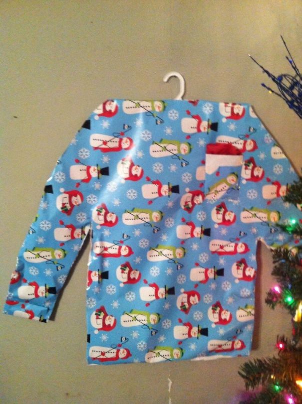 So My Friend Asked Her Husband To Wrap At Least One Shirt, This Is What She Got