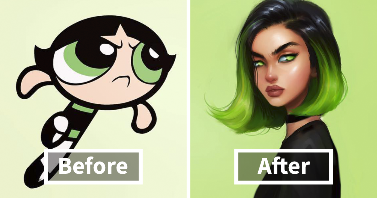 Illustrator Repaints Disney And Other Cartoon Characters In Her Unique  Style, And They Look Better Than Original | Bored Panda