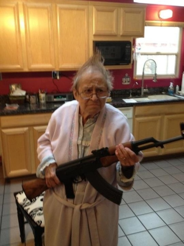 My Girlfriend's Grandma, Anybody Need Some Top Notch Security?
