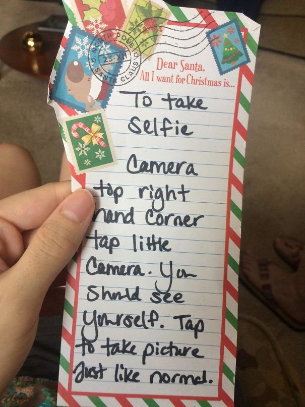 I Found My Sweet Grandmother's Instructions On How To Take A Selfie