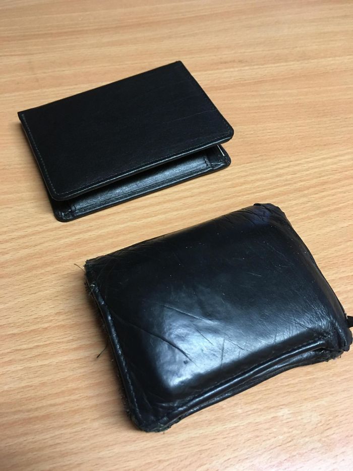 I Bought The Same Wallet Twice In 2006. One I Used For 10 Years, The Other One I Saved Until Today