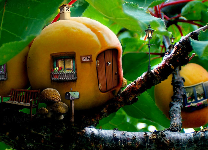 Artists Use Objects And Fruits To Build Houses In Photoshop And Many Of Them Give Even The Will To Live