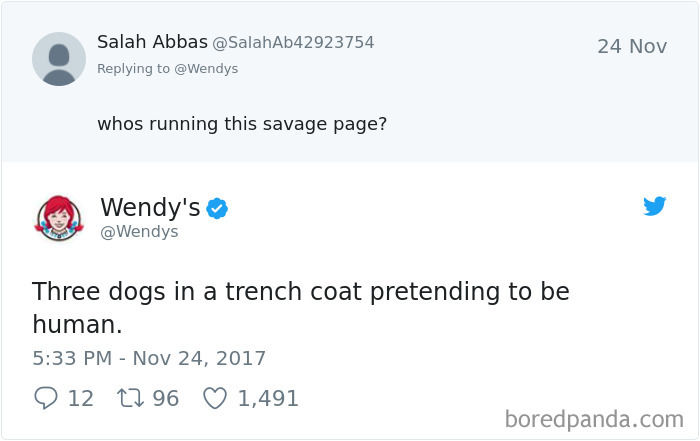 Wendy's Keeping Incognito
