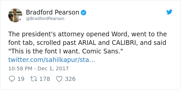 Trump's Lawyer Issues Press Release In Comic Sans, Learns The Hard Way That No One Should Use That Font