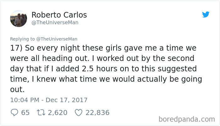 Guy Goes On Trip With All Girls Hoping To Have A Time Of His Life, Regrets It Immediately