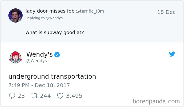 Wendy's Is Down To Business