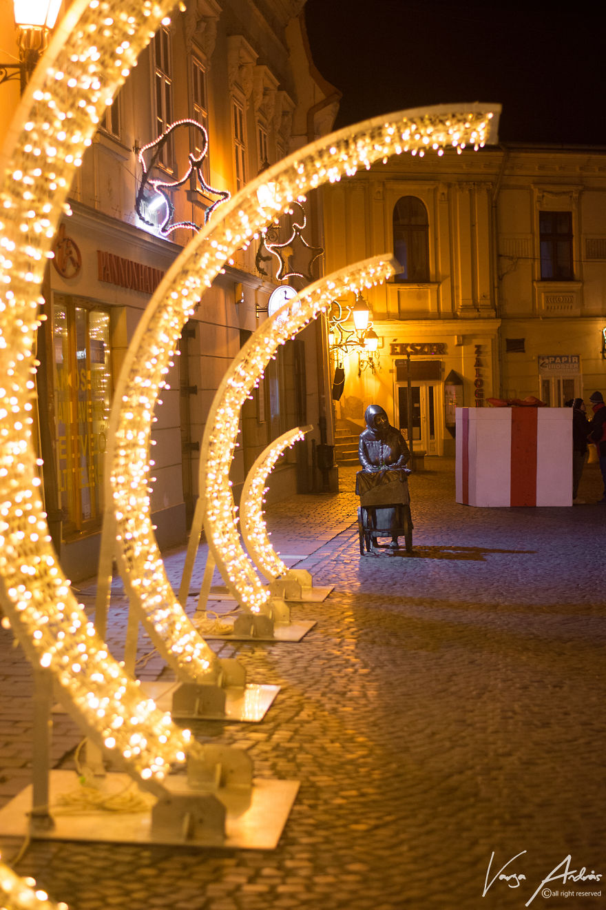 Christmas Lights In Székesfehérvár, Hungary