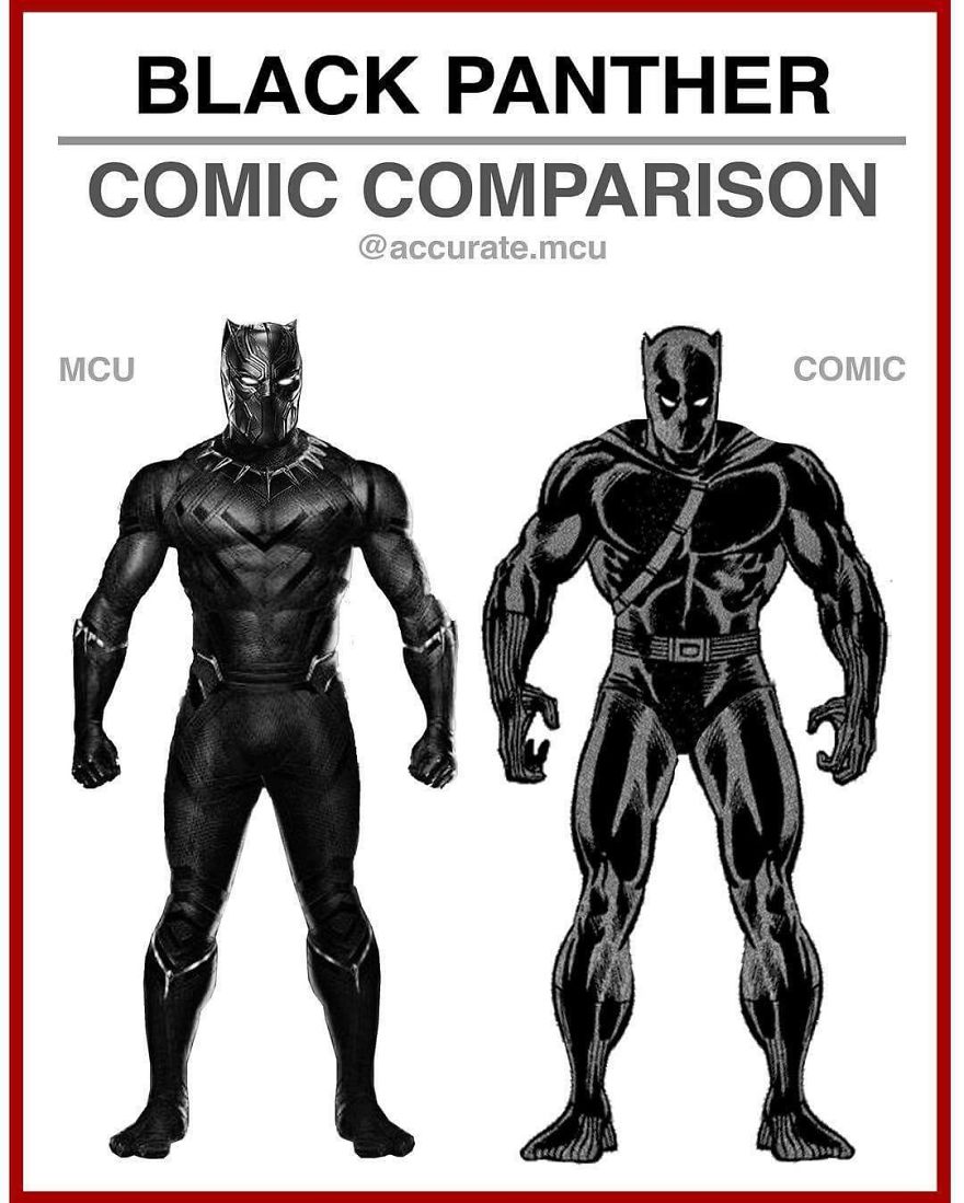 Artist Makes A Thorough Comparison Of The Comic Book Characters With The Movie And The Result Will Surprise You