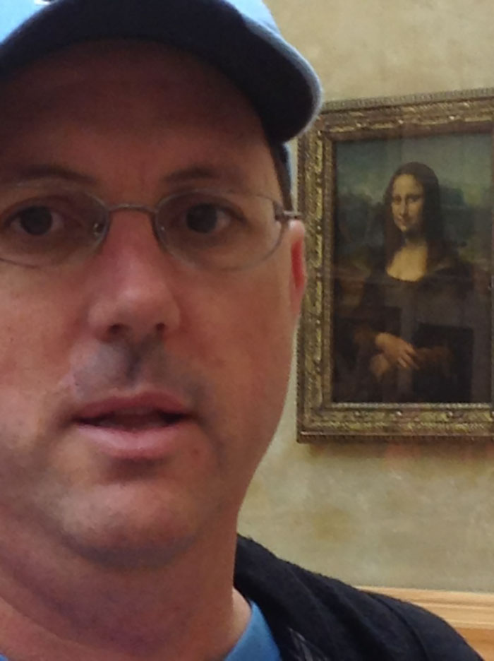 Asked A Stranger To Take A Picture Of Me With The Mona Lisa...