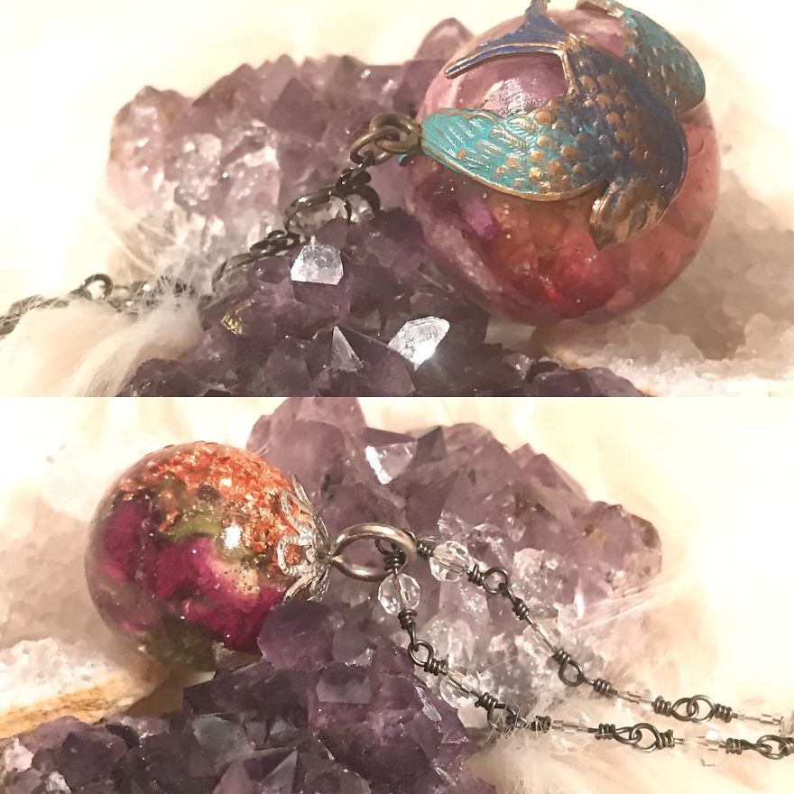 My Handmade Resin Jewelry And Crystals