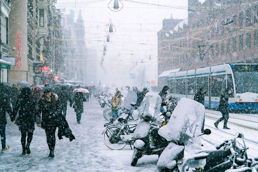 I've Never Seen So Much Snow In Amsterdam