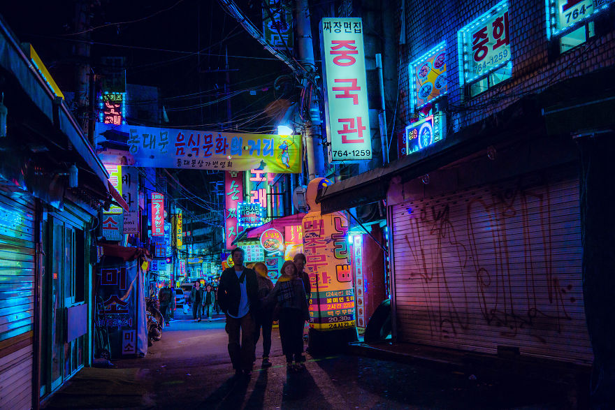 I Take Photos Of Seoul At Night