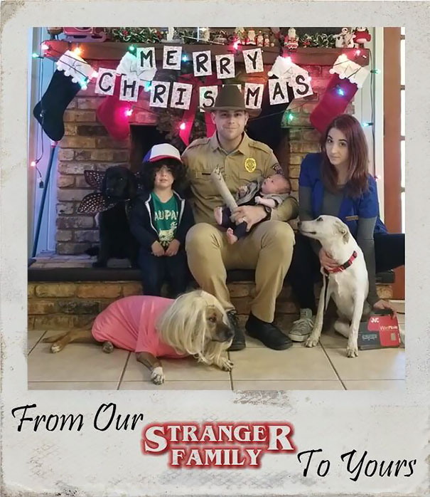 Our Stranger Christmas Card