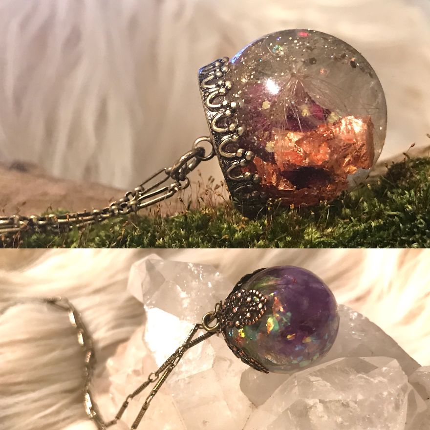 My Handmade Resin Jewelry And Crystals