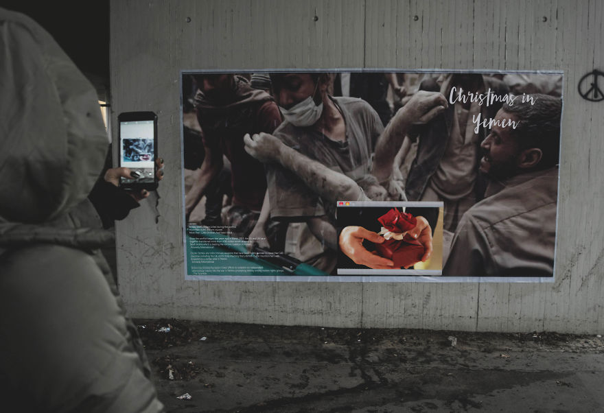 I Made Billboards To Spark A Light On The Humanitarian Crisis In Yemen Which Become Hell On Earth (Video)