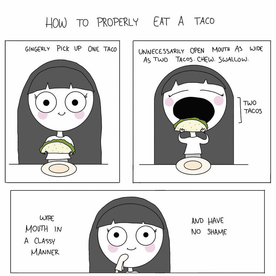 I Really Love Food And Drew Some Comics To Prove It