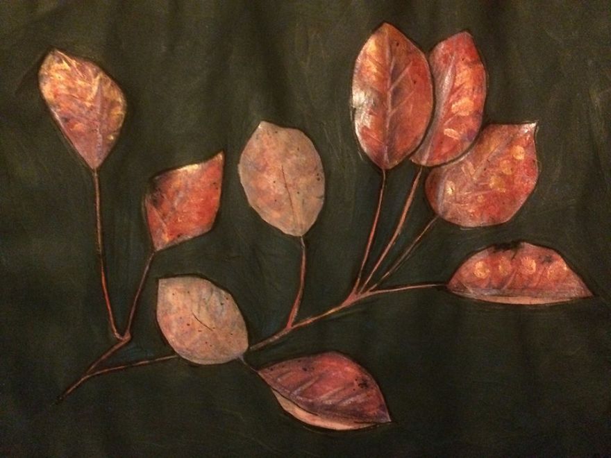 These Detailed Paintings Of Trees And Leaves Focus On Damage, Imperfection And Fragility.