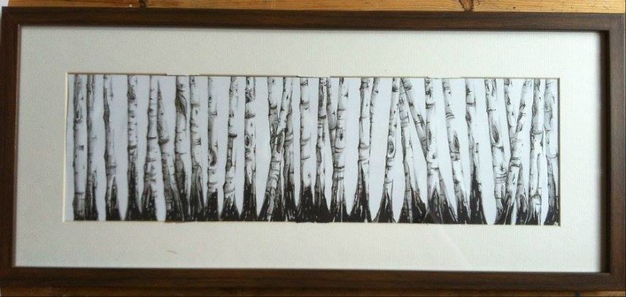 These Detailed Paintings Of Trees And Leaves Focus On Damage, Imperfection And Fragility.