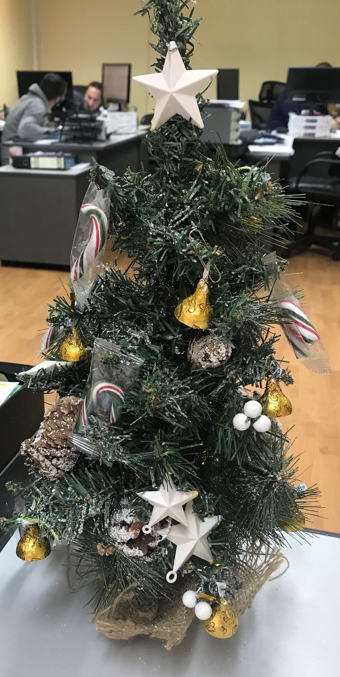 That Was My Sweet Desk Christmas Tree