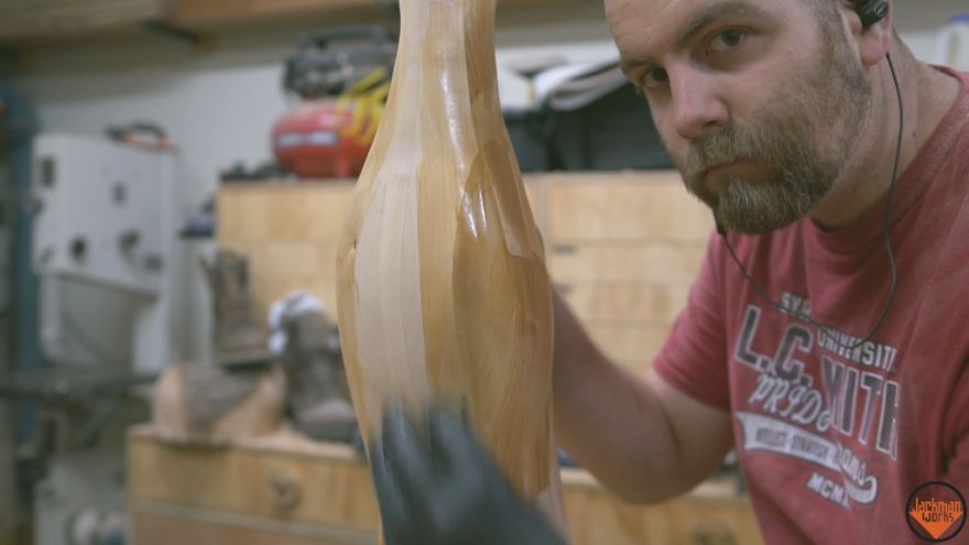 Guy Builds A Manly "Christmas Story" Leg Lamp And Here's How He Did It