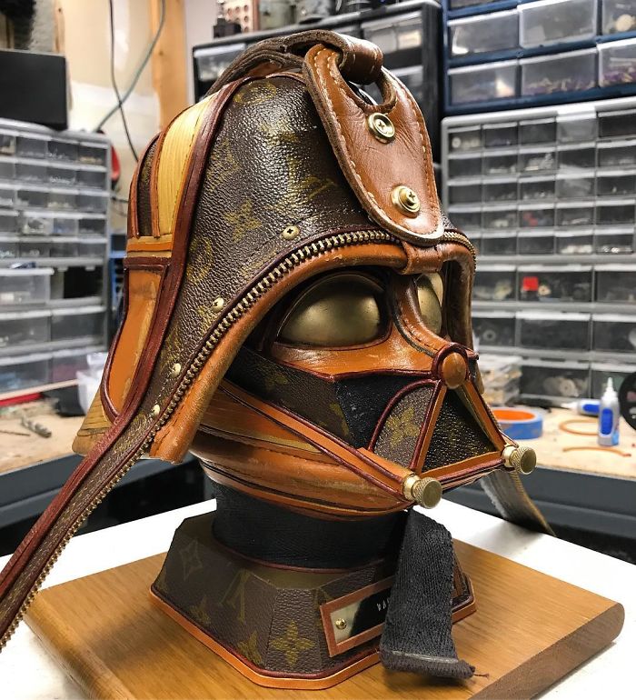 Star Wars' masks made from old Louis Vuitton bags will make you
