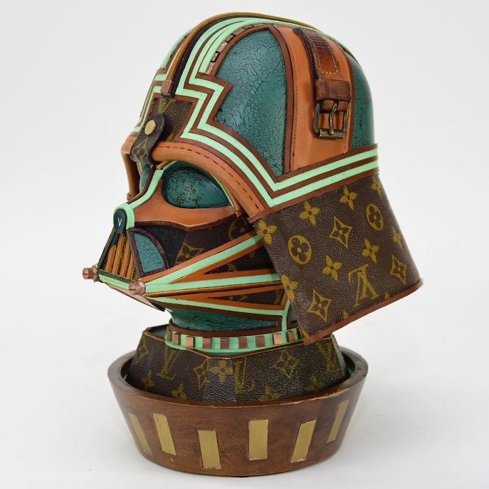 I Upcycle Old Louis Vuitton Bags Into Star Wars Sculptures