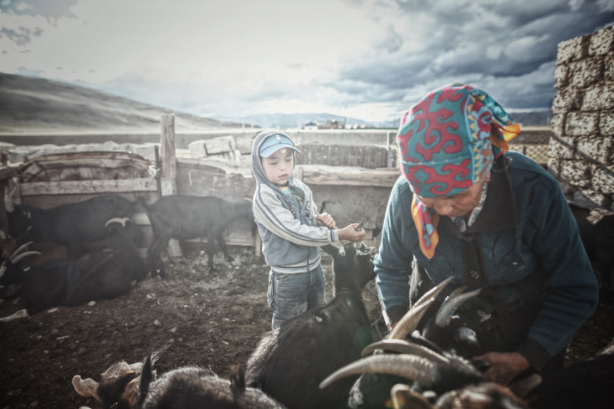 We Spent Our First Night In Mongolia With A Local Family