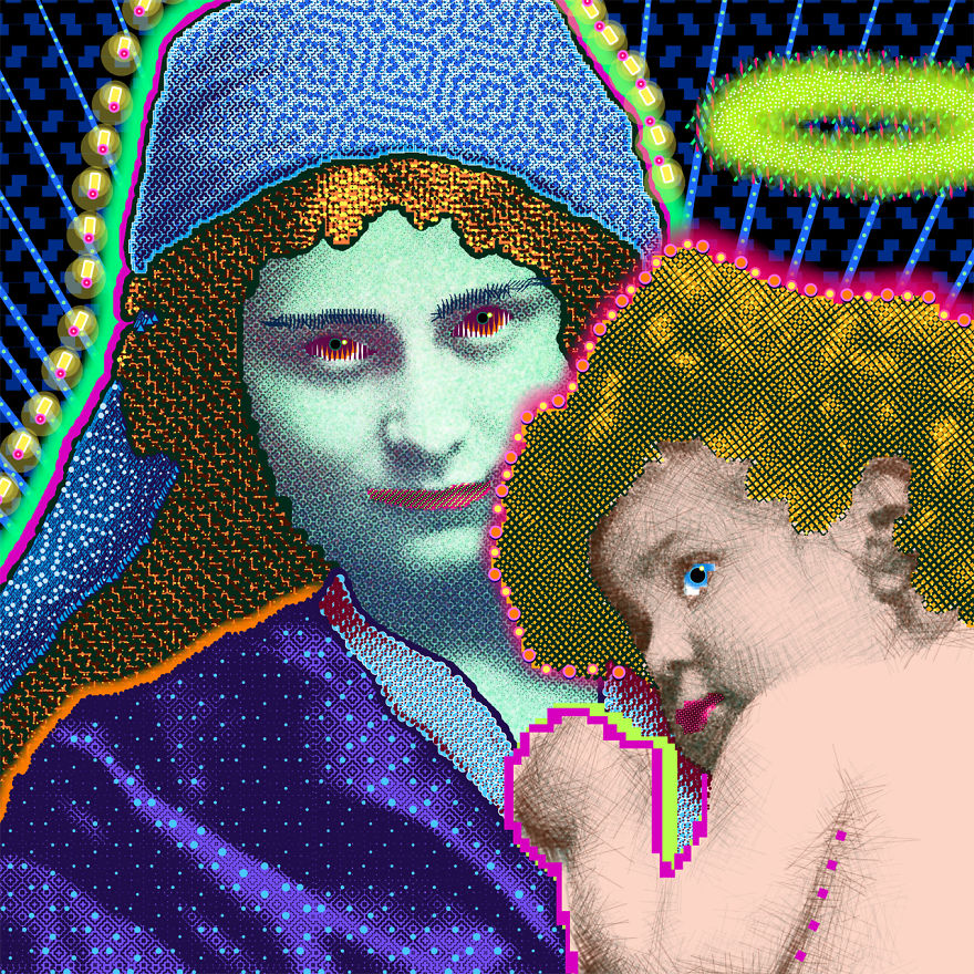Painter Of Code Creates Gigapixel Madonna And Child Painting Using Custom Software