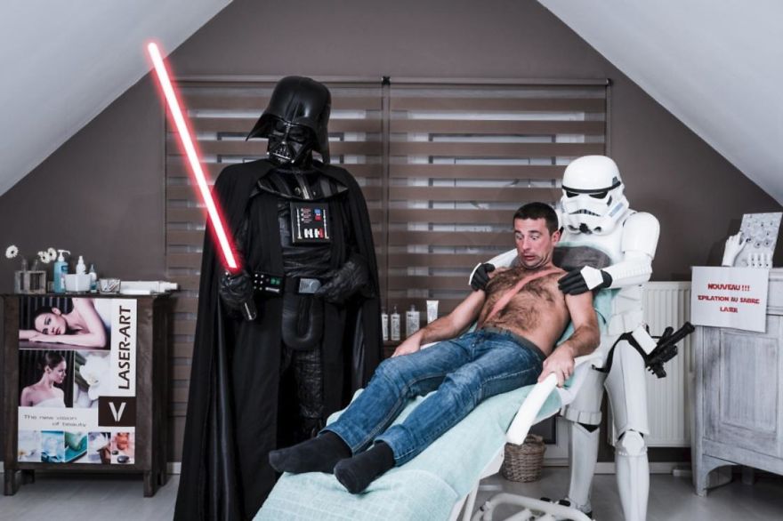 Photographer Imagines What It Would Be Like If Darth Vader Went Through A Financial Crisis