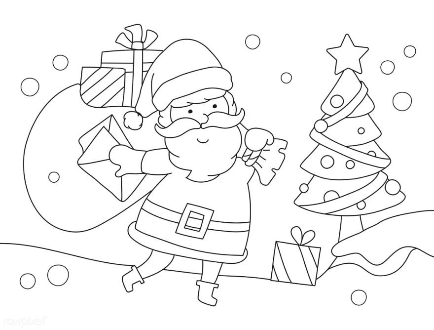 Coloring Pages 2: I Created Christmas Theme Coloring Pages For Kids & Made It Free For Everyone