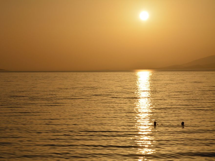 Summer Sea Sunsets In Greece