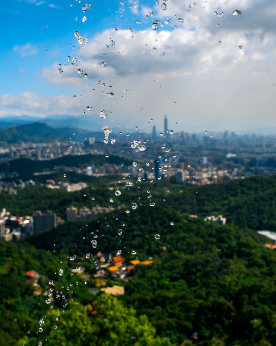 From A Temple Overlooking Taipei