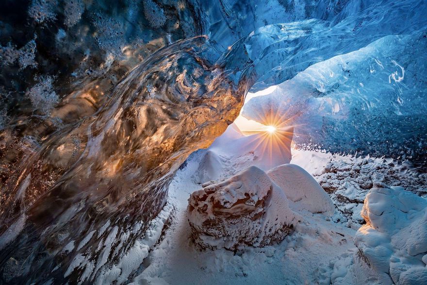 Ice Cave By Markus Van Hauten (Remarkable Award In The Beauty Of The Nature Category)