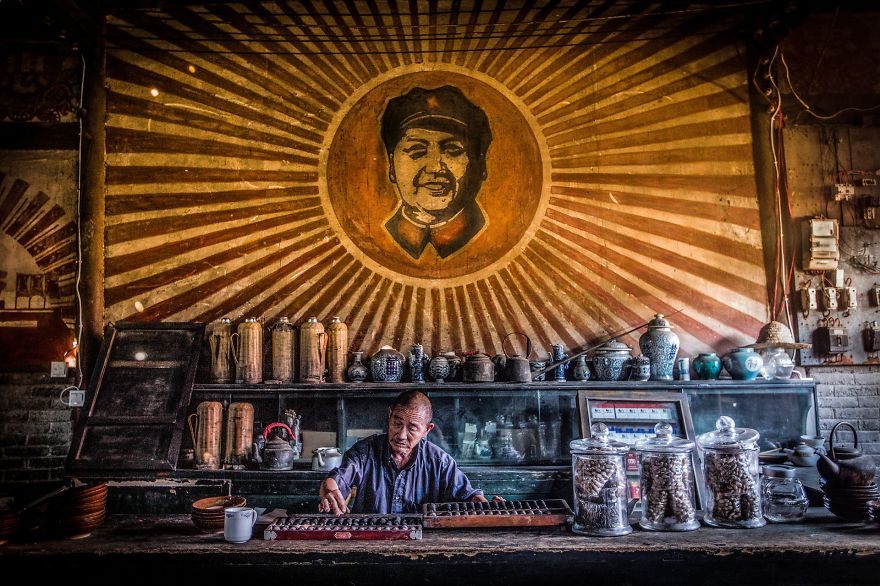 Man Running A Teahouse By Zijie Gong (1st In Student Category)
