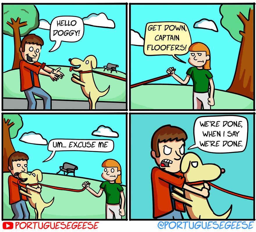 Portuguese Geese Comic