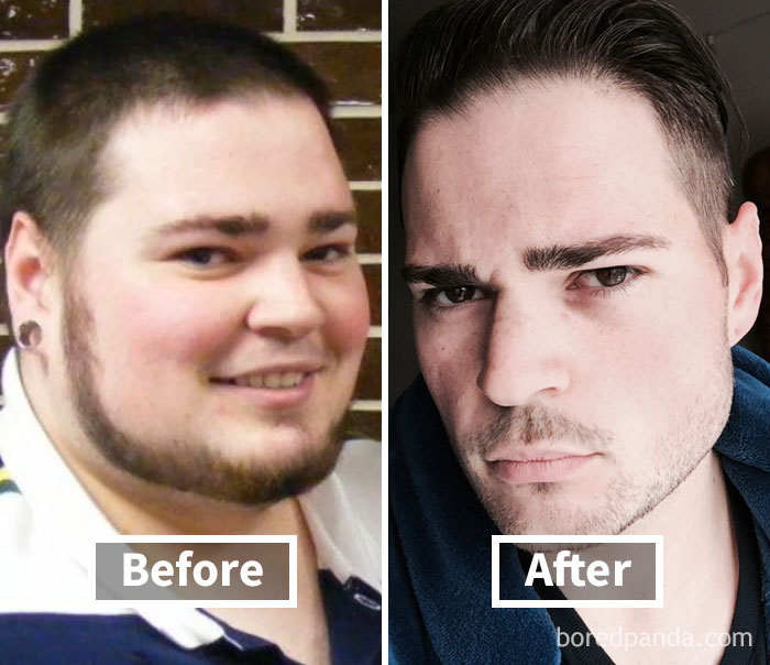 -242 Lbs In 3 Years. I've Been Hiding Behind Facial Hair For A Long Time And Decided To Shave Last Night