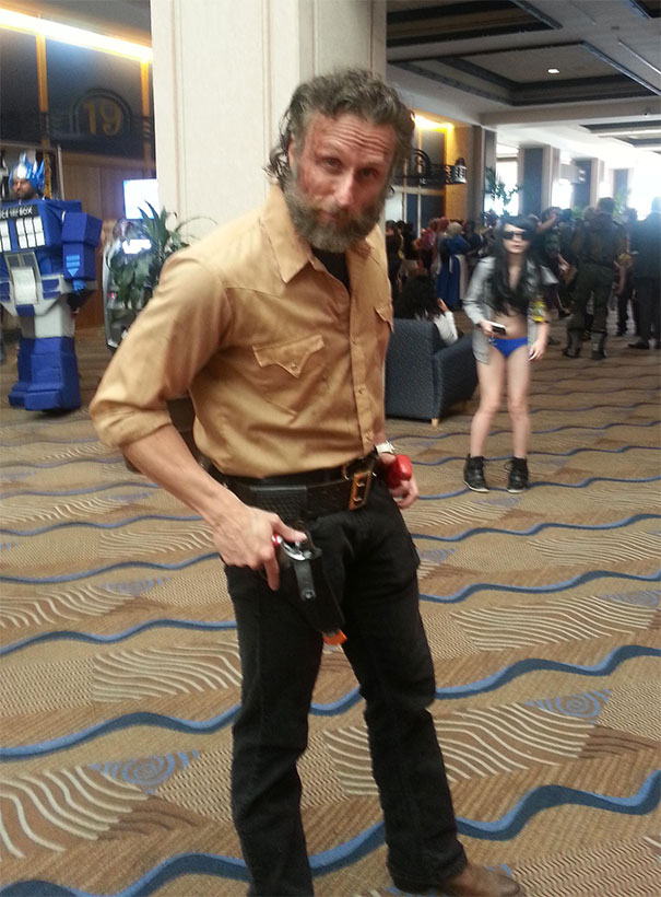 So I Found This Rick Grimes Cosplay At Metrocon