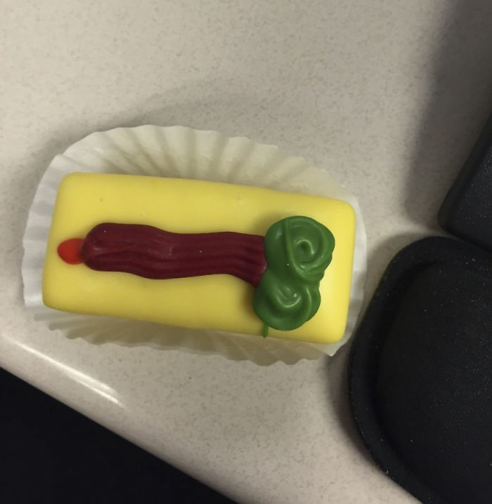 They Gave Us These "Christmas Candle" Cookies At Work...
