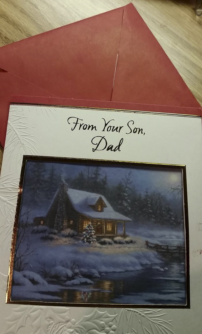 Always Nice To Get A Christmas Card From My Son Named Dad