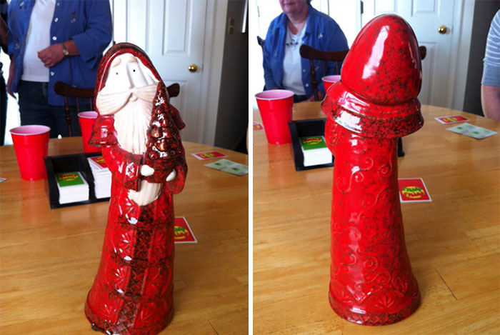 Mi tía no entendía por qué nos reíamos de su Papá Noel de cerámica