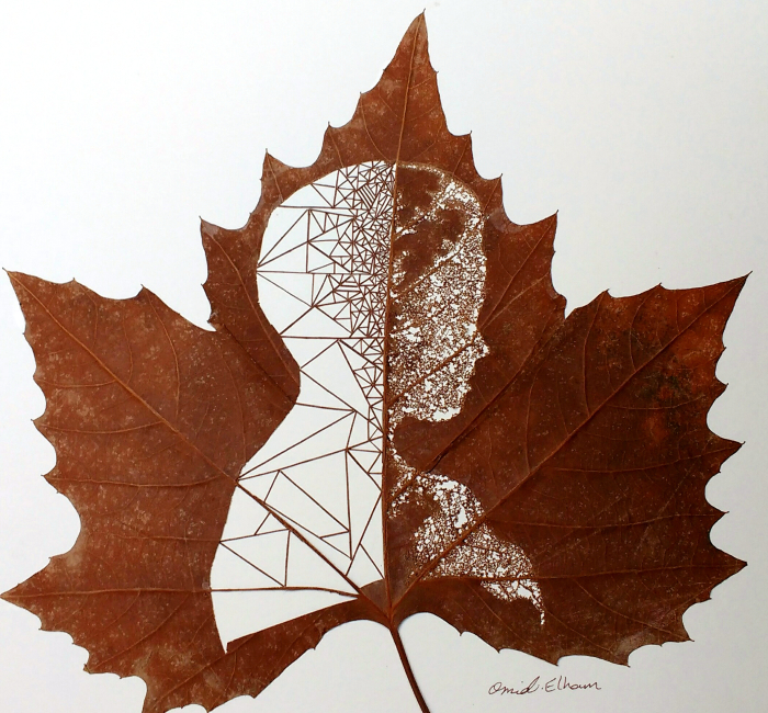 I Create Leaf Art By Carefully Cutting Intricate Scenes (New Pics)