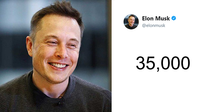 Elon Musk Tweets The Number 35,000 And Things Take An Unexpected Turn
