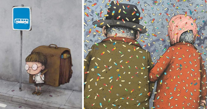 49 Controversial Illustrations By The French Banksy That Will Make You Think